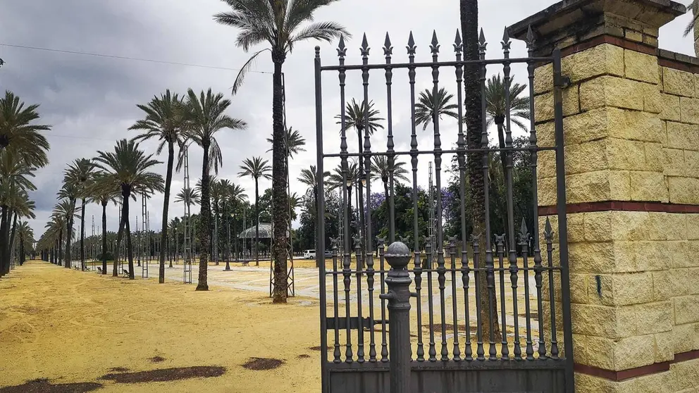 Parque Gonz&aacute;lez Hontoria en Jerez