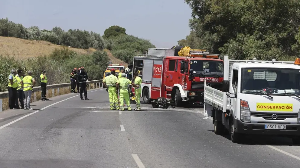 Imagen de archivo de un accidente de tr&aacute;fico