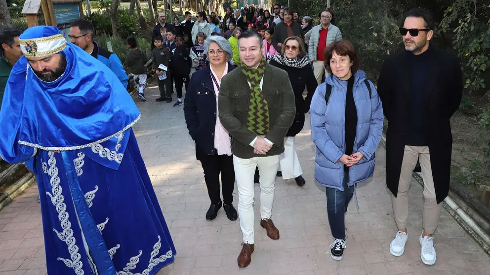 Recepci&oacute;n de ASAD con los Reyes Magos en el Zool&oacute;gico de Jerez