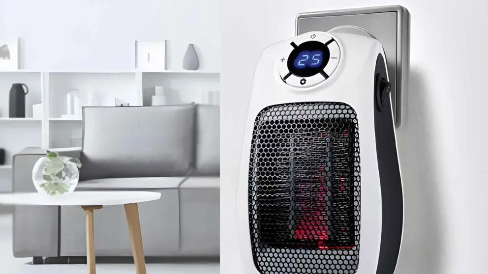 Calefactor cer&aacute;mico de enchufe de 600 W Silver Crest de Lidl