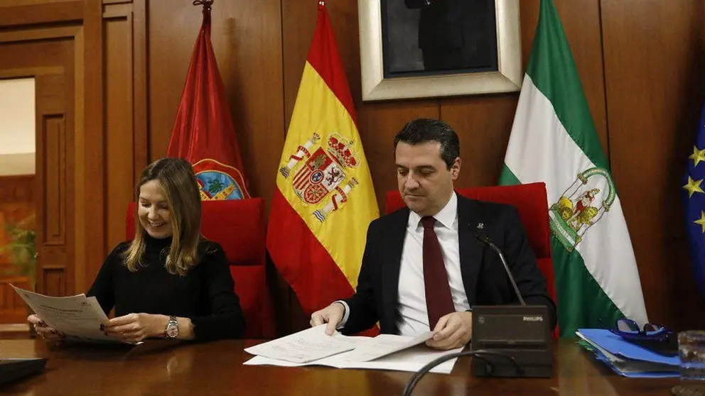 Jos&eacute; Mar&iacute;a Bellido, alcalde de C&oacute;rdoba, en el pleno ordinario de diciembre