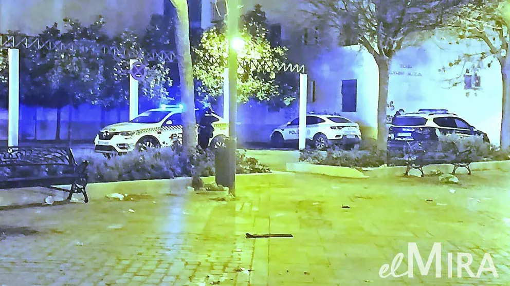 Altercado en Plaza Salvador Allende, Jerez