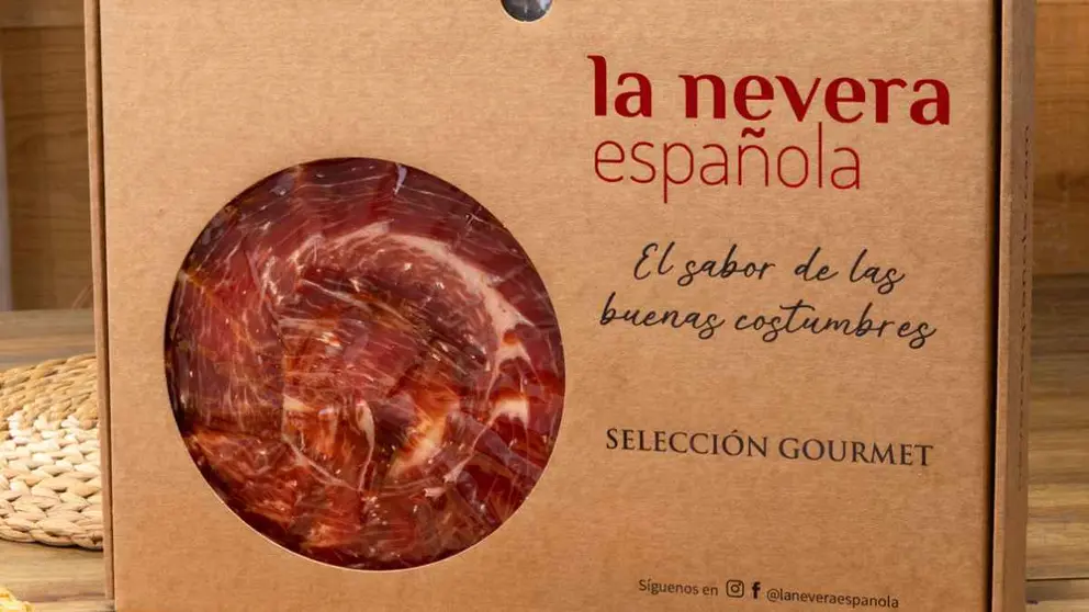 Pack premium de 14 sobres de jam&oacute;n de bellota 50% ib&eacute;rico cortado a cuchillo de La Nevera Espa&ntilde;ola