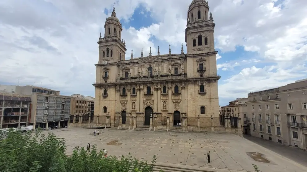 La plaza de Santa Mar&iacute;a en Ja&eacute;n