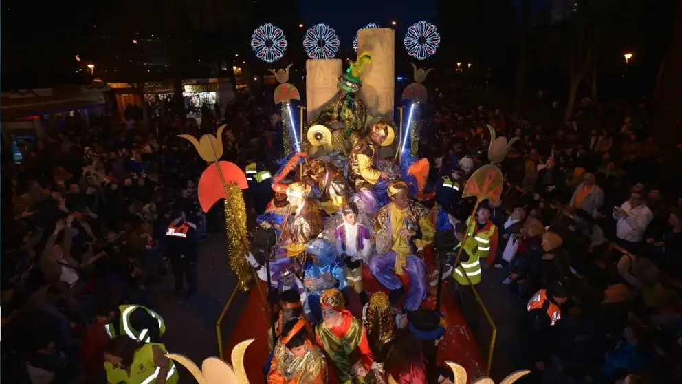 Cabalgata de los Reyes Magos en M&aacute;laga