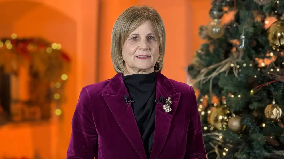 Mar&iacute;a Jos&eacute; Garc&iacute;a-Pelayo, en el mensaje de fin de a&ntilde;o