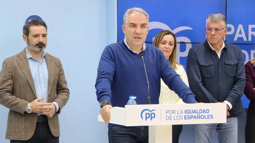 El vicesecretario de Coordinaci&oacute;n Auton&oacute;mica, Local y An&aacute;lisis Electoral del PP y diputado nacional por M&aacute;laga, El&iacute;as Bendodo