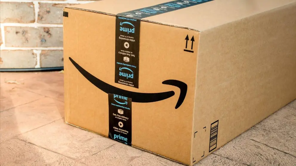 Caja de Amazon - Env&iacute;o Prime