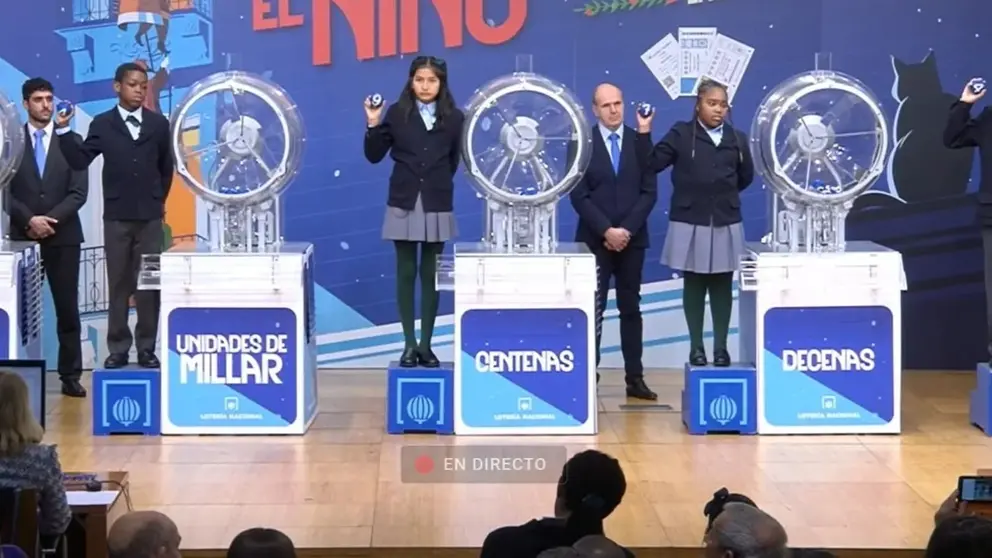 Celebraci&oacute;n del sorteo de la Loter&iacute;a del Ni&ntilde;o del 6 de enero