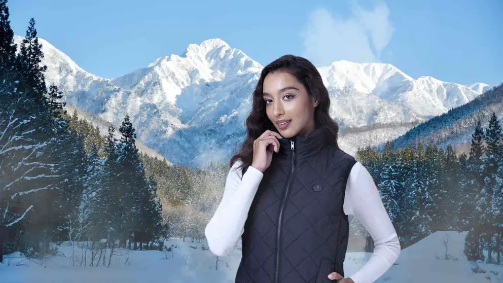 Chaleco Calefactable para mujer con bateria de 16000mAh