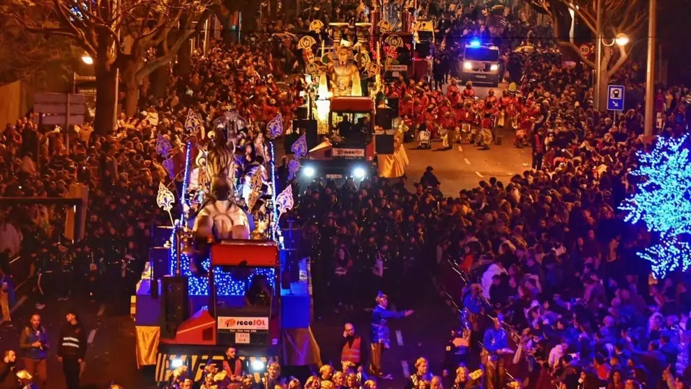 Celebraci&oacute;n de la Cabalgata de Reyes en C&aacute;diz