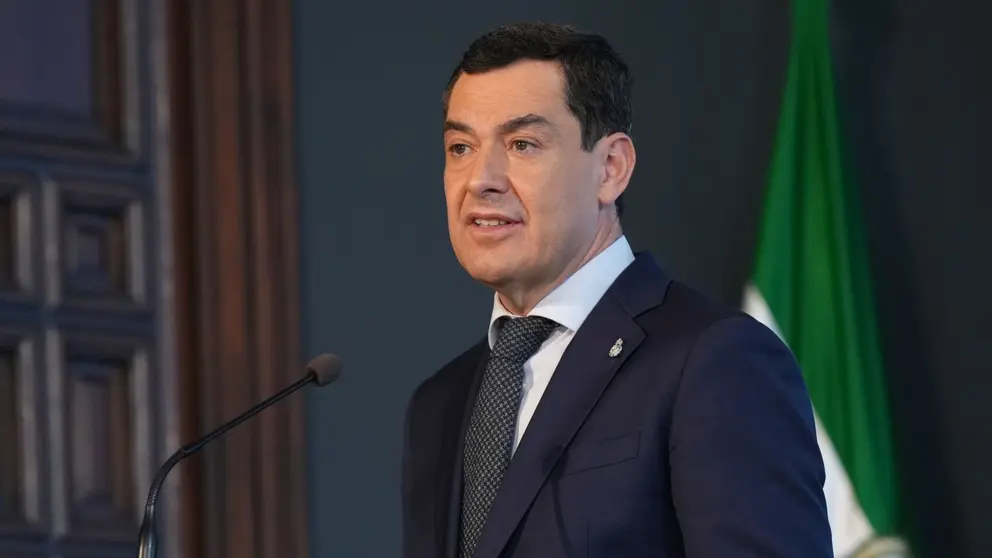 El presidente de la Junta de Andaluc&iacute;a, Juanma Moreno