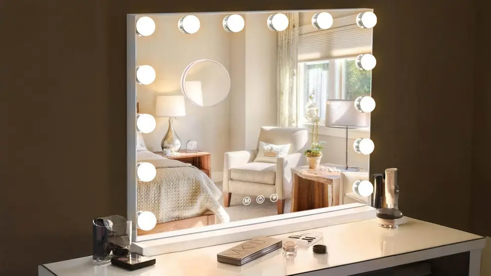 Espejo de Maquillaje con Luz Hansong