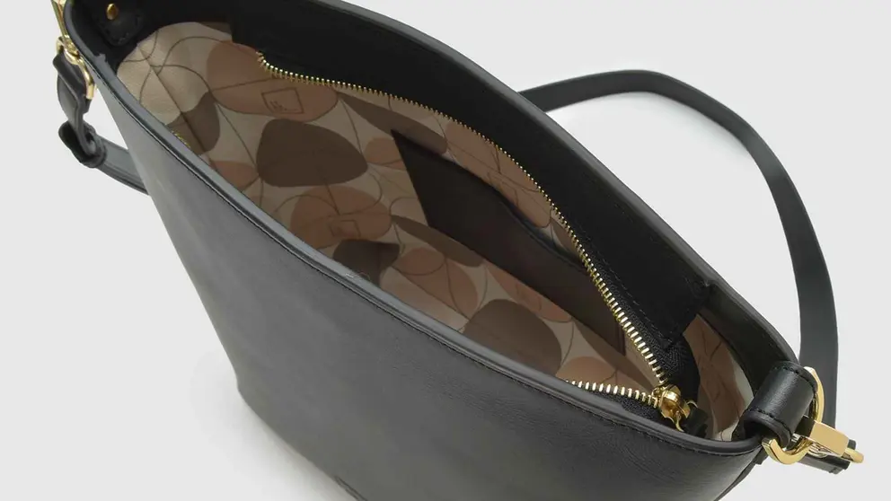 Bolso de hombro multiposici&oacute;n de piel Leandra en El Corte Ingl&eacute;s