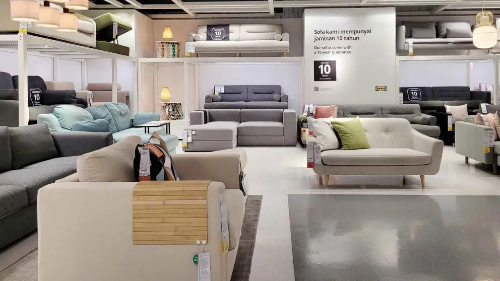 Sof&aacute;s en IKEA