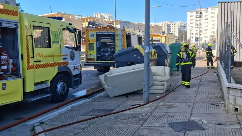 Incendio en una nave abandonada de la calle Pizarro | CBPC