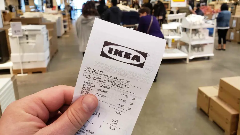 Ticket de IKEA
