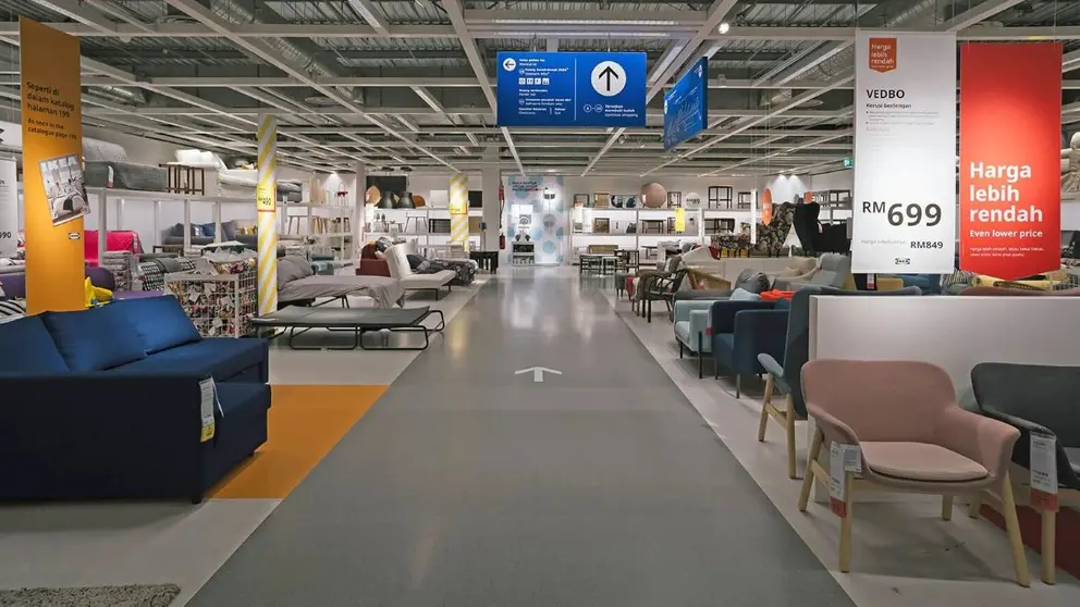 Sof&aacute;s en IKEA