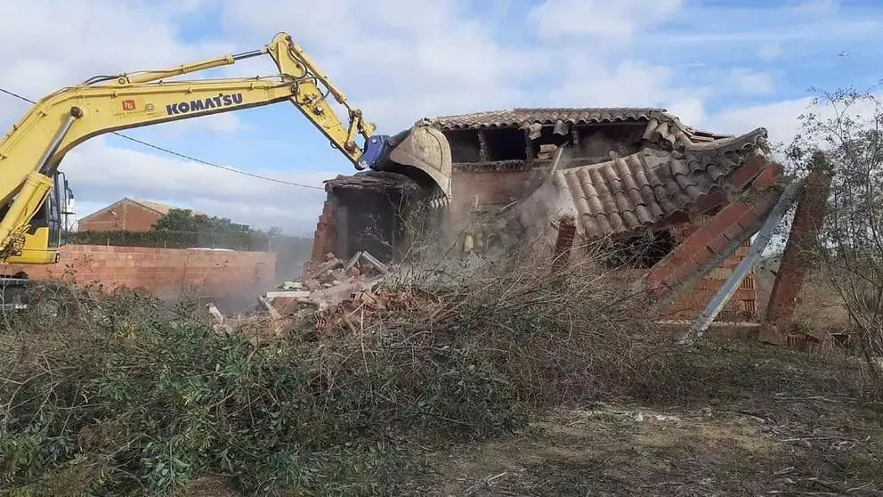 Derribo de una edifici&oacute;n ilegal en Andaluc&iacute;a