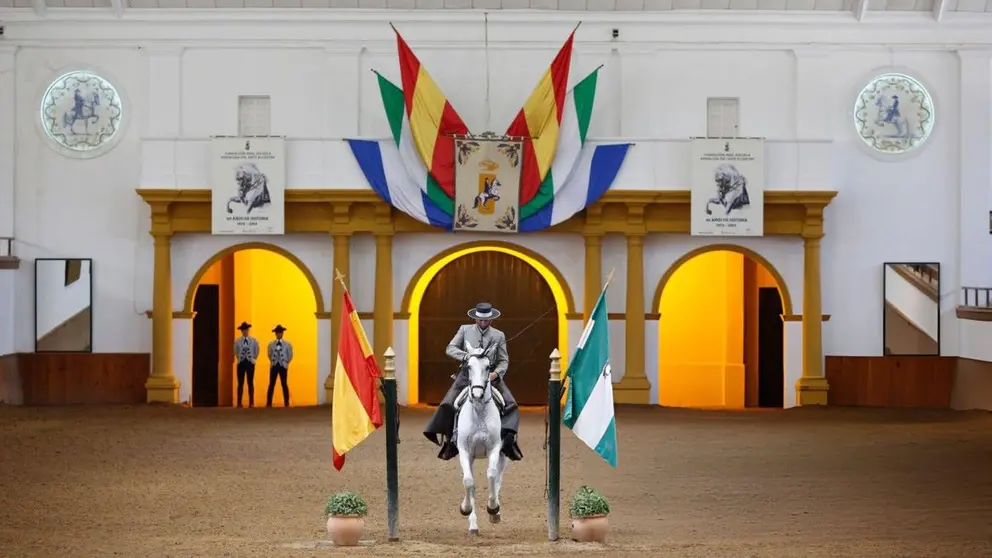 Espect&aacute;culo en la Real Escuela Andaluza del Arte Ecuestre