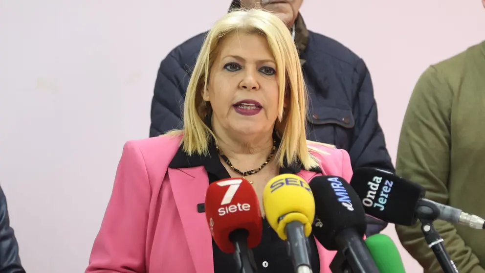 La diputada en el Congreso, Mamen S&aacute;nchez en rueda de prensa | Cristo Garc&iacute;a