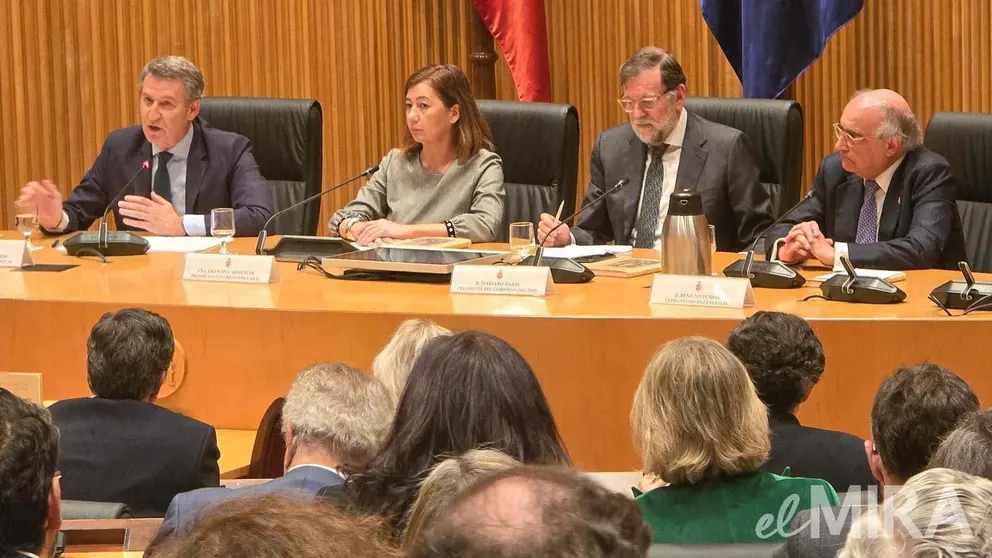 El Congreso de los Diputados ha acogido la presentaci&oacute;n del libro de Mariano Rajoy