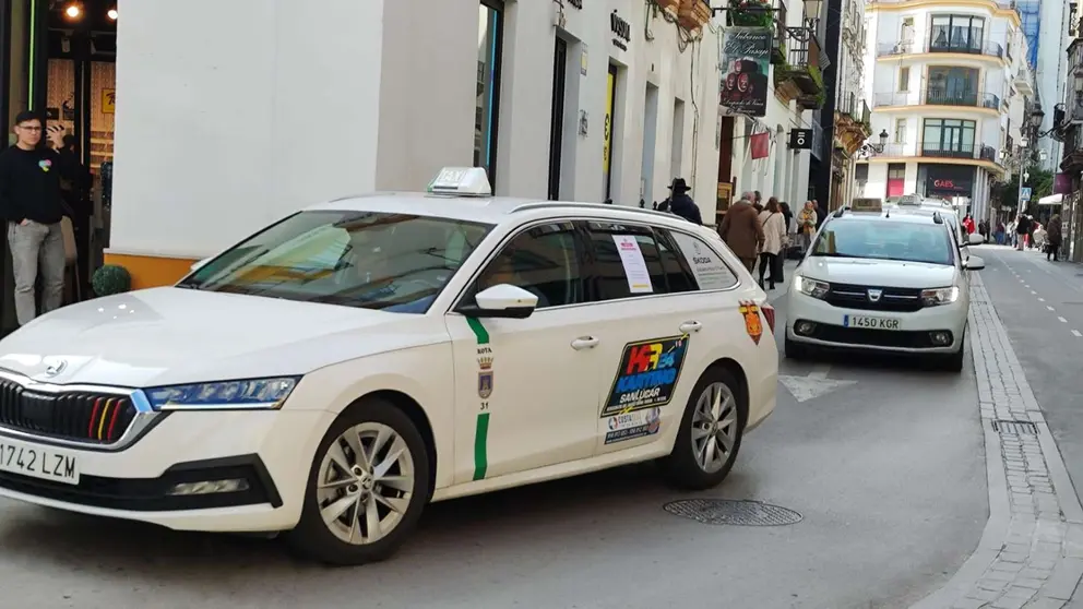 Protesta de TeleTaxi Jerez | &Aacute;. Richarte