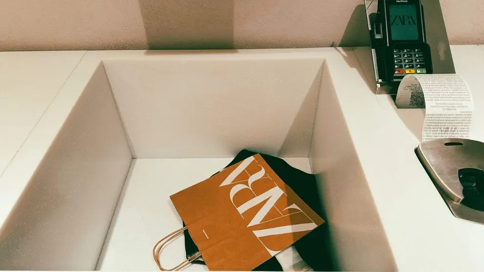 Caja de tienda ZARA