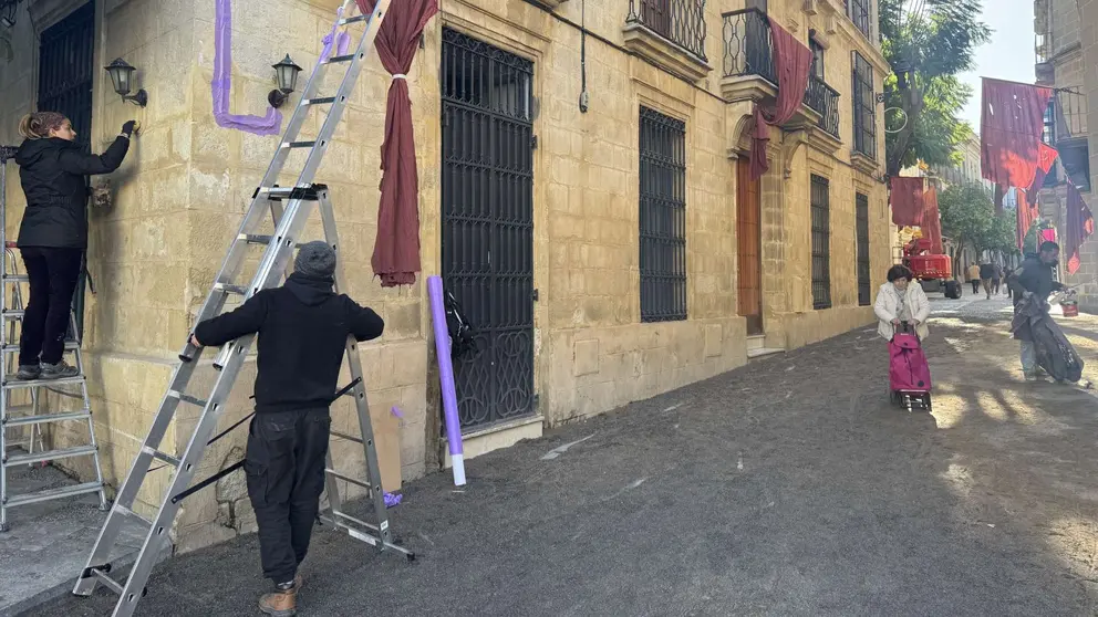 Montaje para el rodaje de 'The Young Sherlock Holmes' en Jerez | Cristo Garc&iacute;a