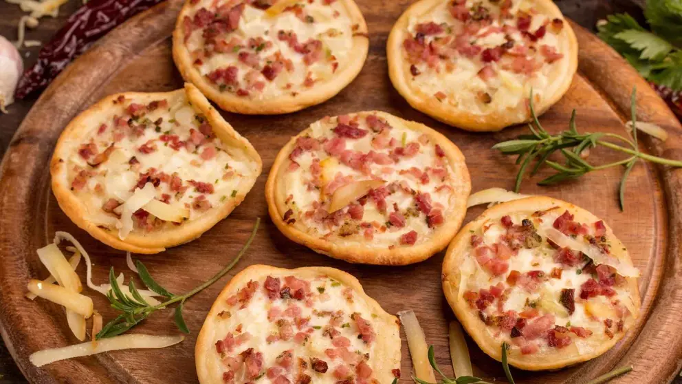 Mini pizzas hechas con el nuevo horno de Lidl