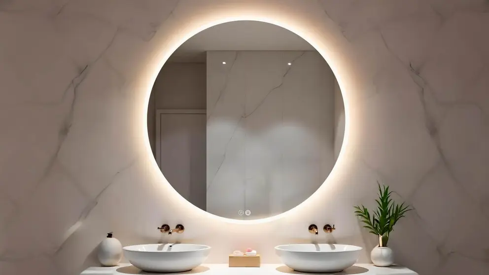 Espejo Ba&ntilde;o con Luz LED Marctani