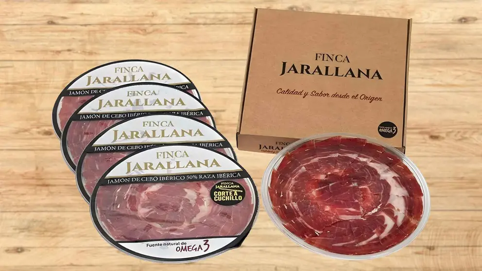 Jam&oacute;n ib&eacute;rico cortado a cuchillo 5x100 g de La Nevera Espa&ntilde;ola