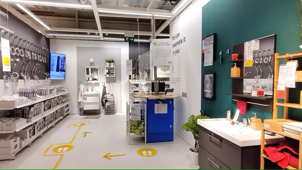 Secci&oacute;n de ba&ntilde;os de IKEA