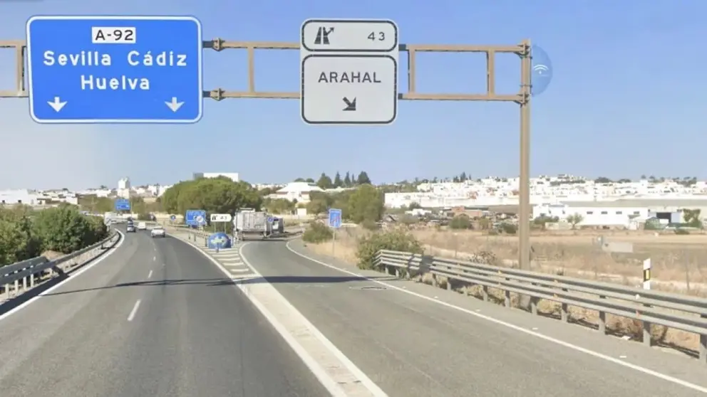 Imagen de la carretera A-92