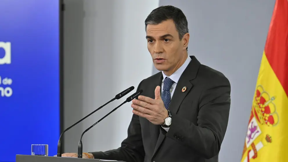 El presidente del Gobierno, Pedro S&aacute;nchez