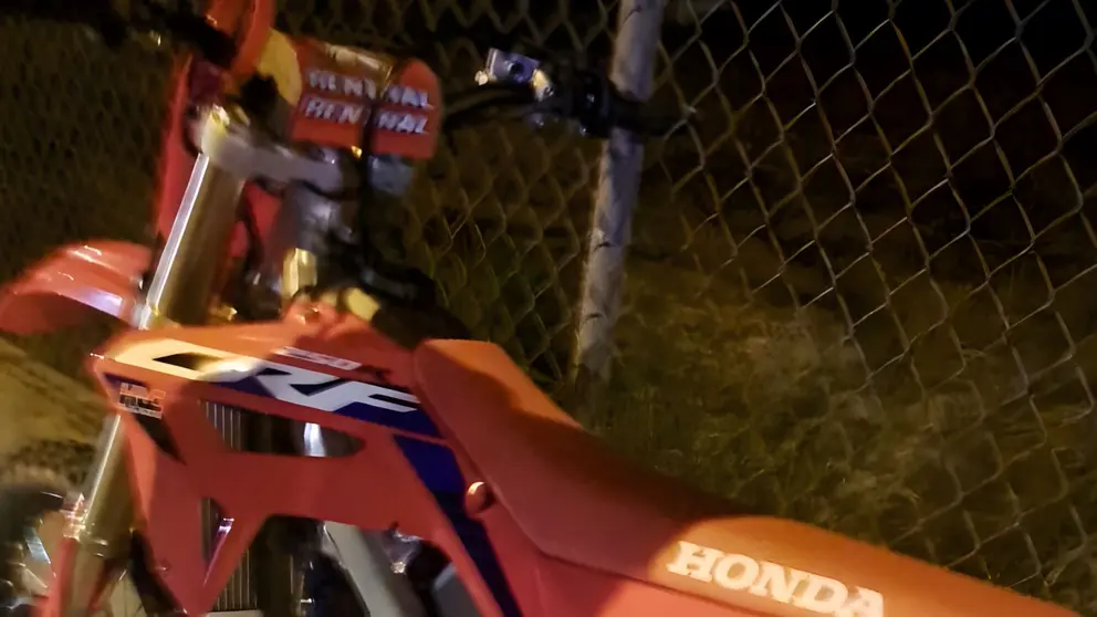 Moto de cross intervenida en Jerez | Polic&iacute;a Nacional