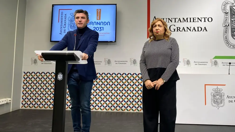 Jorge Saavedra, junto a Rosario Pallar&eacute;s