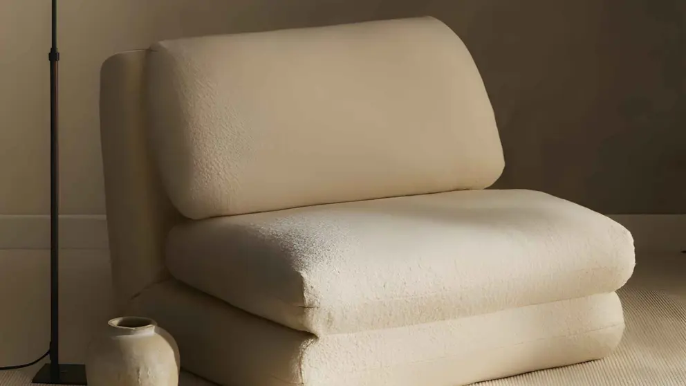 Sill&oacute;n plegable e individual Boucl&eacute; de Zara Home