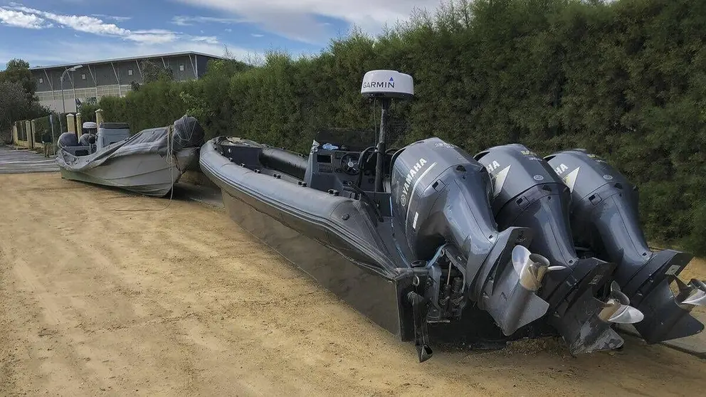 Imagen de archivo de una narcolancha