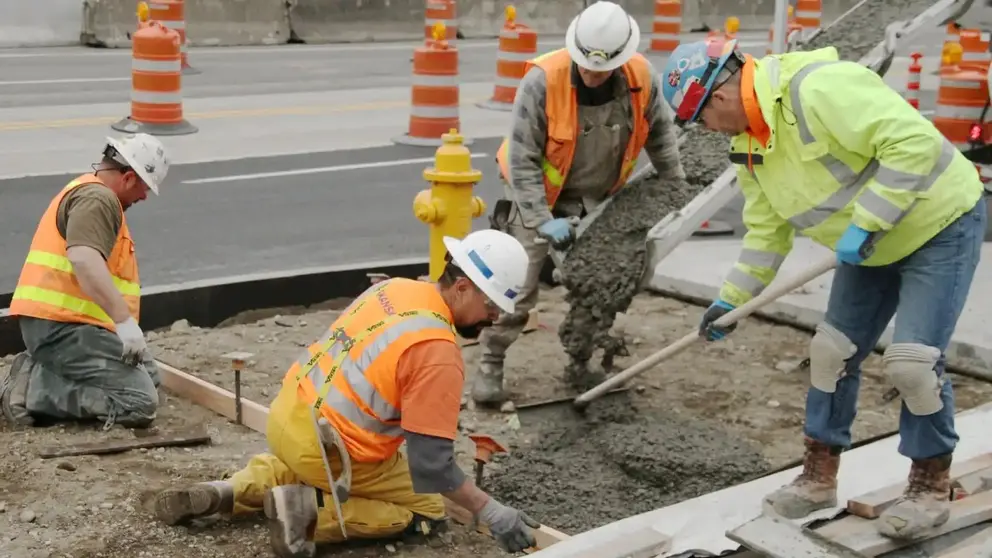 Trabajadores del sector de la construcci&oacute;n en Andaluc&iacute;a