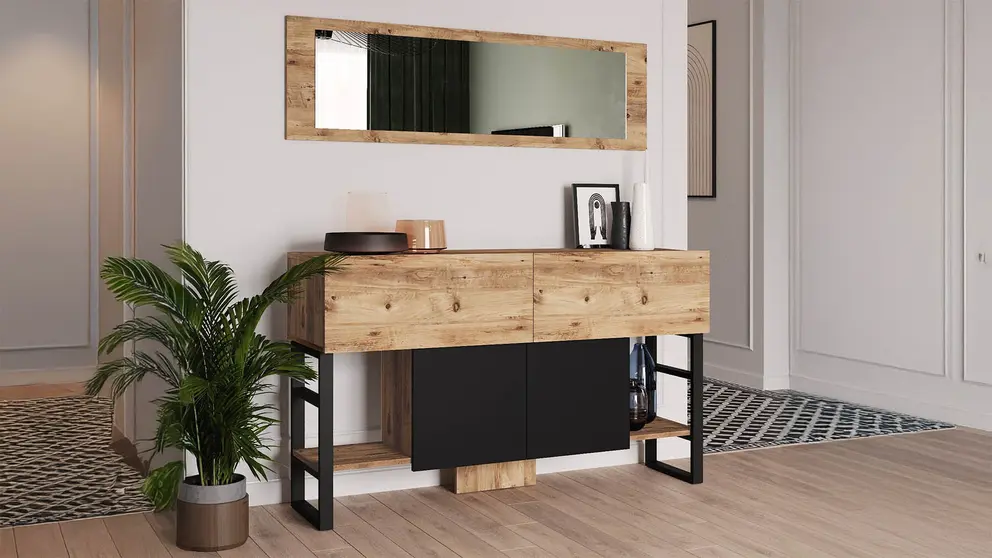 Mueble de entradita de Leroy Merlin