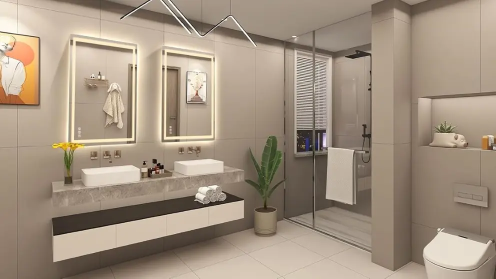 Espejo de ba&ntilde;o STARLEAD