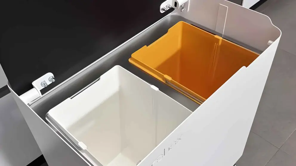 Cubo de basura ergon&oacute;mico Ecobox Noa de Carrefour