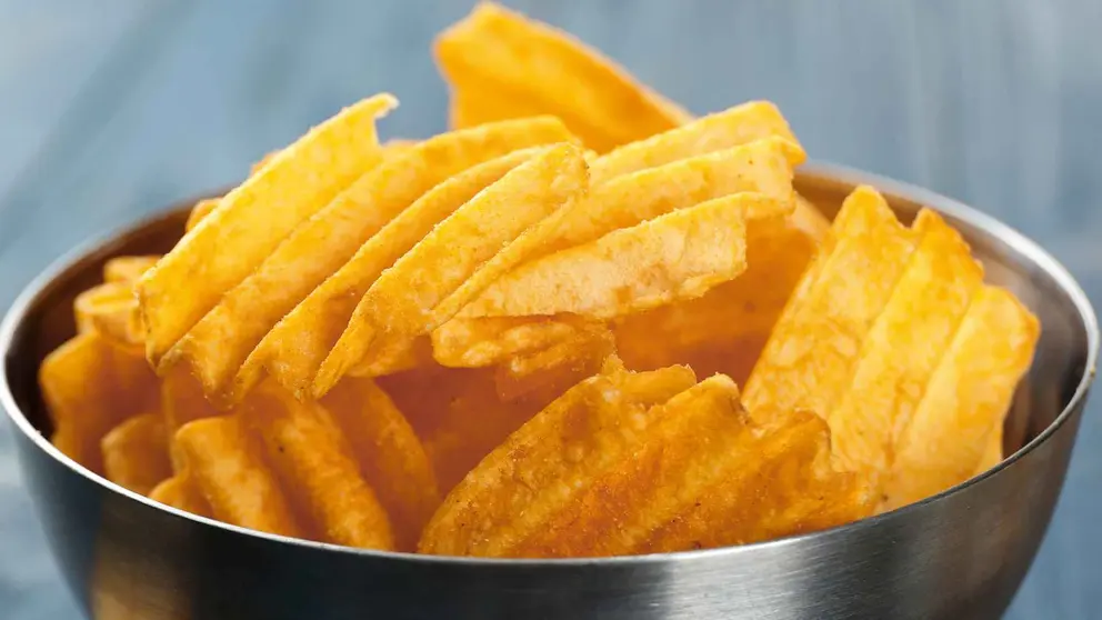 Patatas fritas onduladas Munchos sabor queso de Mercadona