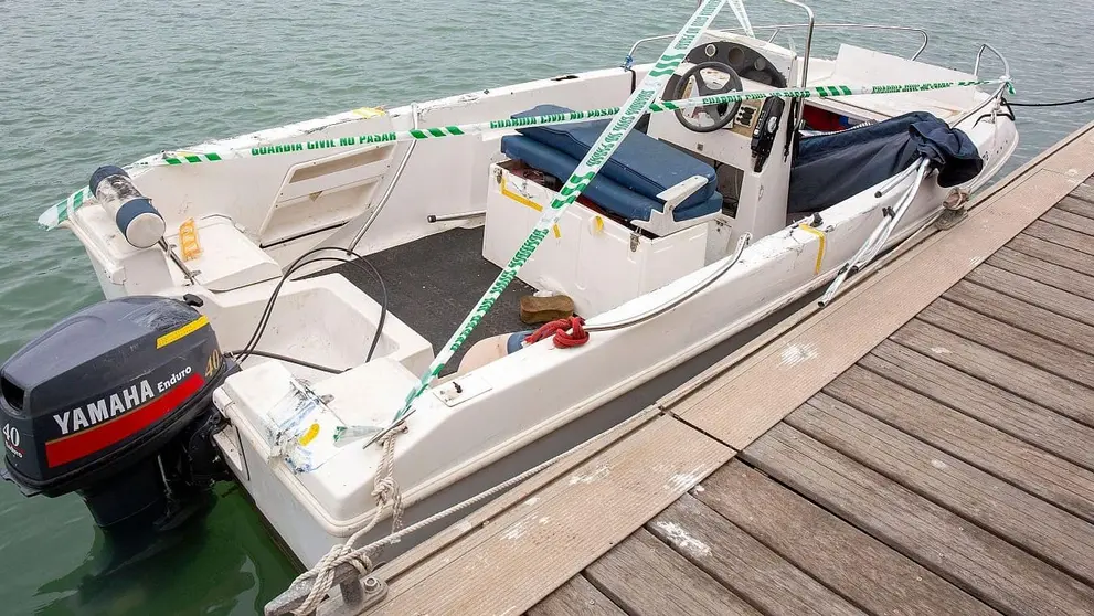 Imagen de archivo de una narcolancha