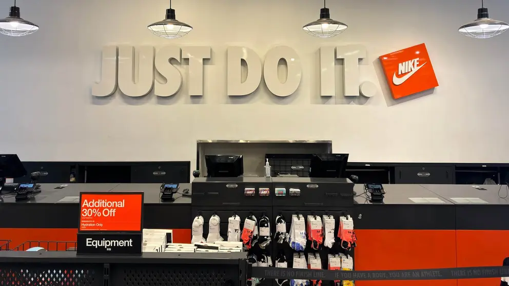 Caja de venta de tienda NIKE