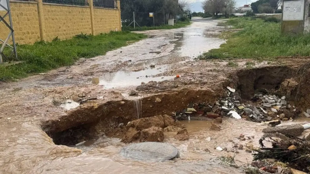 La borrasca Lauurence est&aacute; causando estragos en Andaluc&iacute;a