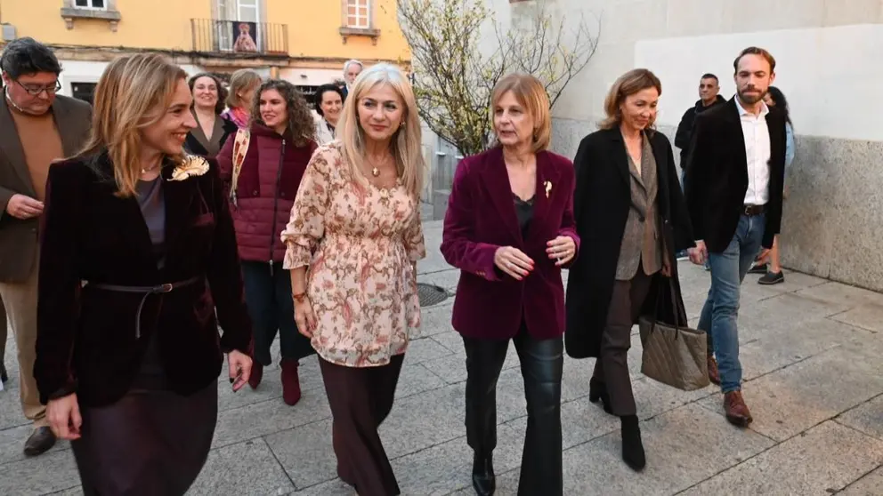Patricia del Pozo en una visita reciente a Jerez