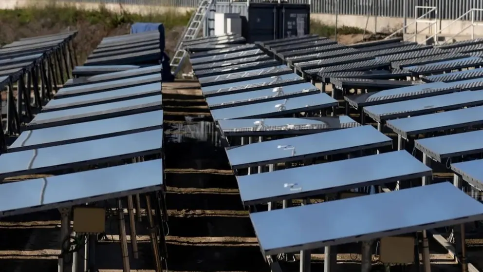 Imagen de la planta fotovoltaica de Jerez de la Frontera
