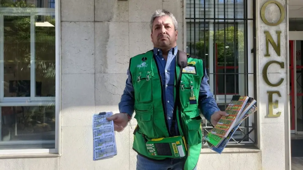 Francisco Castro, vendedor de la ONCE